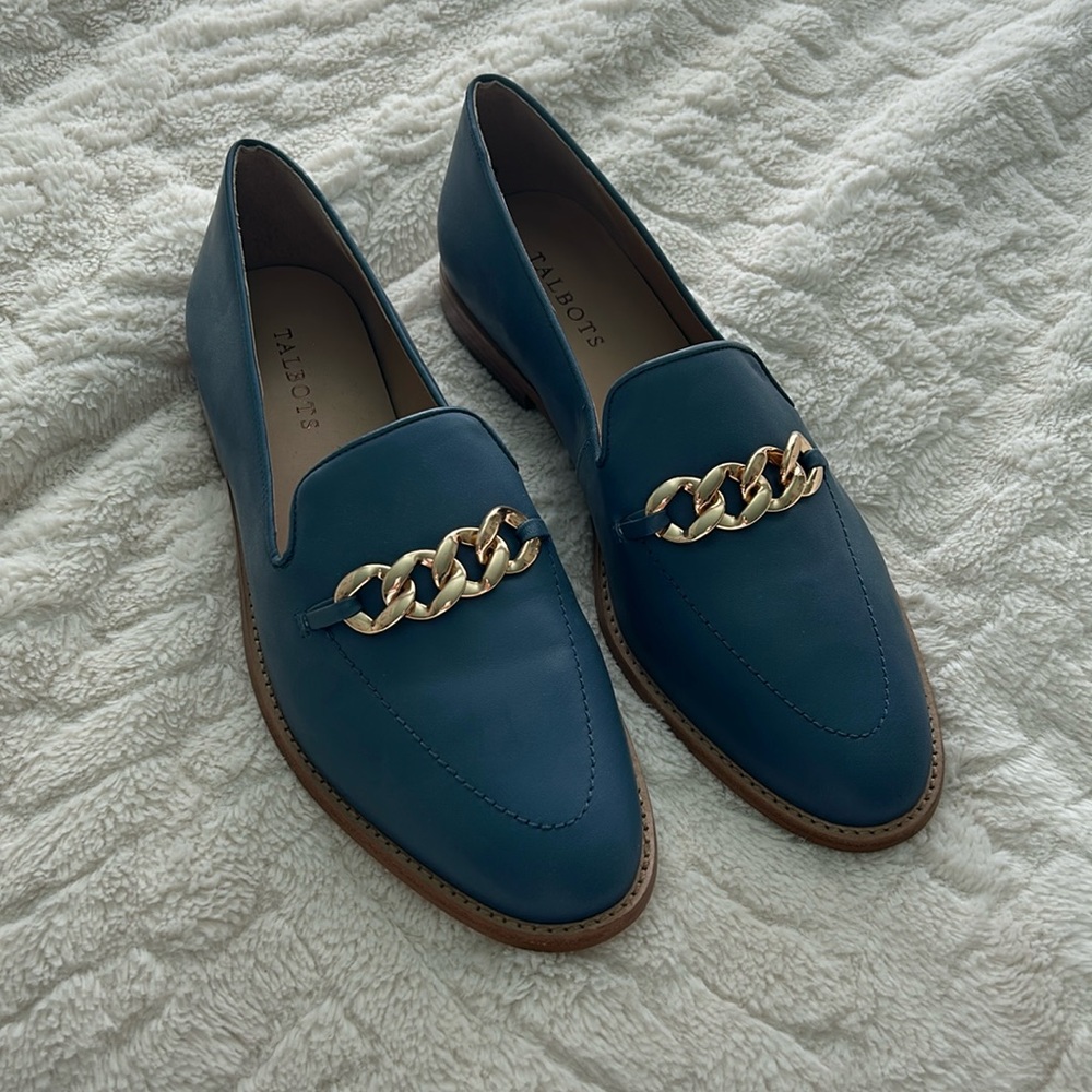 New never been worn Talbots loafers, very nice leather